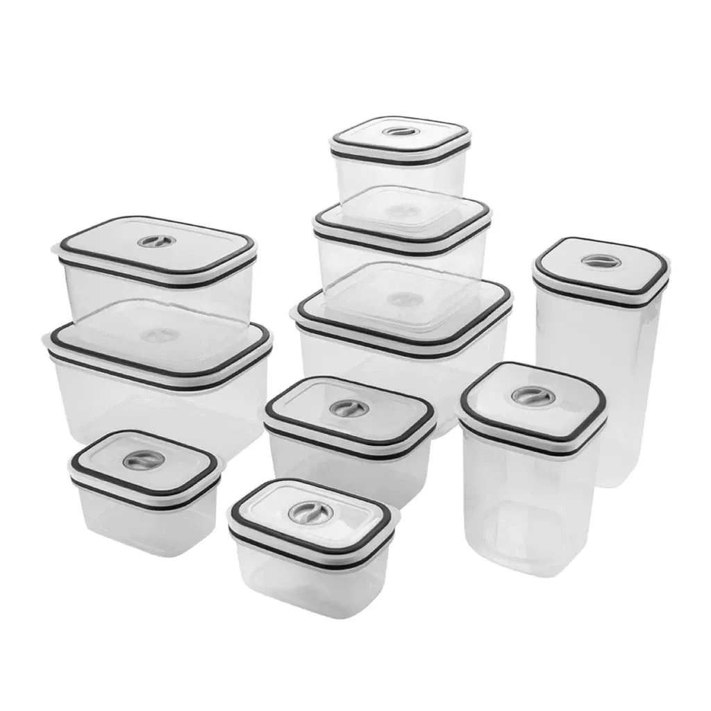 Kit potes de plásticos